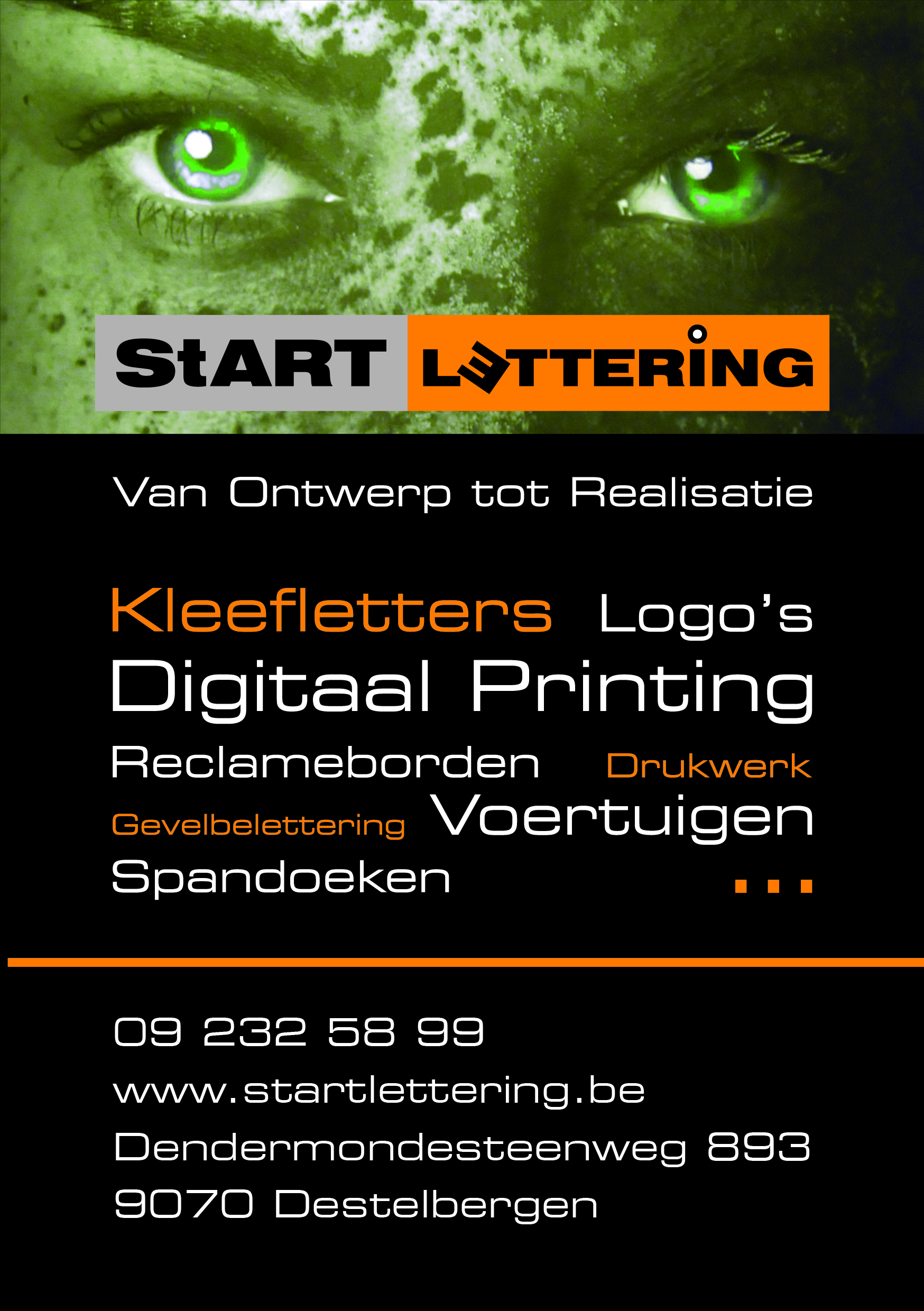 beletteringsbedrijven Moerbeke-Waas StART Lettering